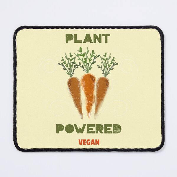 Item preview, Plant Powered - Vegan Quote designed and sold by SwordsAndCharms.