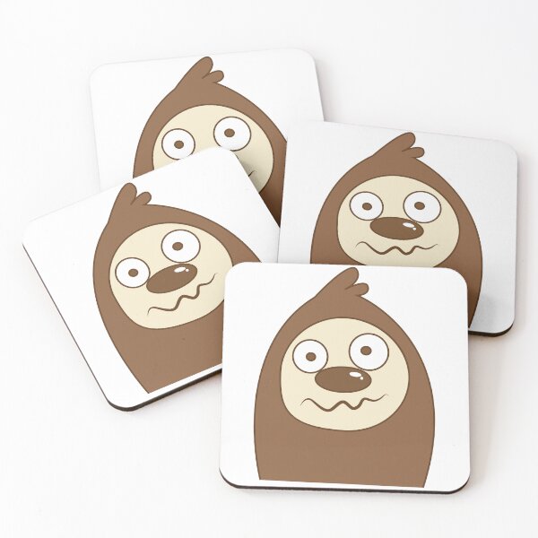 Artikelvorschau, Vektorkarikaturillustration des netten Faultiersatzes entworfen und verkauft von ELBStore.