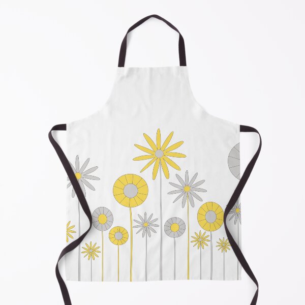 Item preview, Yellow and Gray Flowers designed and sold by Primroaddesigns.