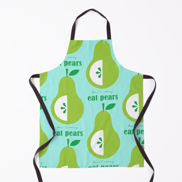 Item preview, Green pear pattern print designed and sold by thelake-goose.