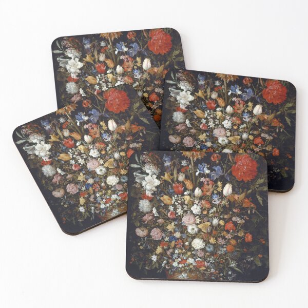 Item preview, Flowers in a wooden vessel designed and sold by Zanimations.