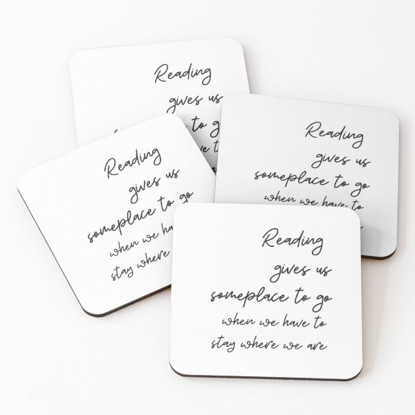 Item preview, Reading gives us someplace to go when we have to stay where we are designed and sold by EnlightParis.