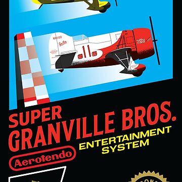 Artwork thumbnail, Super Granville Bros. Retro 8-Bit Cartridge by Aeronautdesign
