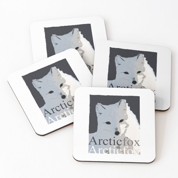 Item preview, Cute White Wild Sweet Arctic Fox Design with Writing The Perfect Poster designed and sold by DappleDesign.