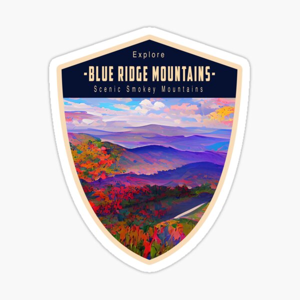 Item preview, Smoky Mountains Travel Blue Ridge Mountains designed and sold by CattlettArt.