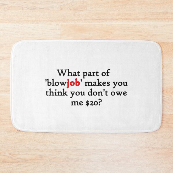 Item preview, What Part of BlowJob Makes You Think (black) designed and sold by WillDoo.