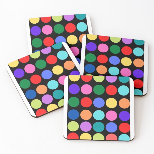 Item preview, Circles Geometric rainbow colours pallets dots round design Live love laugh America Canada USA UK Australia Europe Asia designed and sold by Salimtinwale.