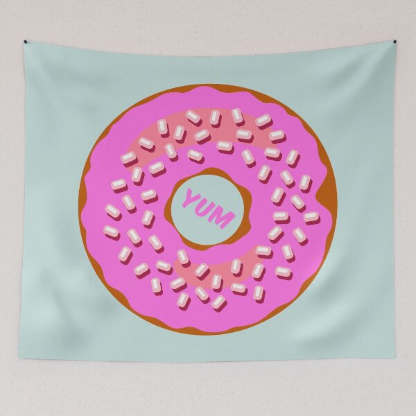 Item preview, Yummy Pink Donut - Pop Art Inspired designed and sold by elliebart.