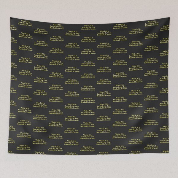 Item preview, Weird Al is Tom Bombadil (yellow) designed and sold by WillDoo.
