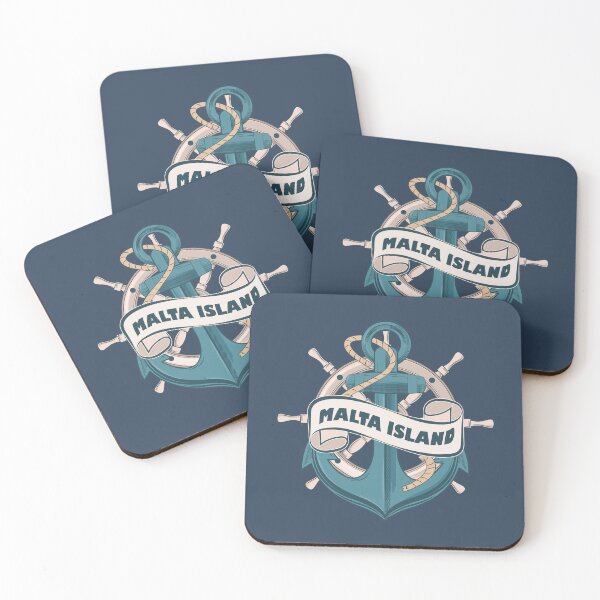 Item preview, Malta Island Nautical Summer Anchor Design designed and sold by CynthiaGraphics.