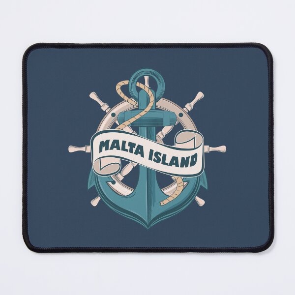 Item preview, Malta Island Nautical Summer Anchor Design designed and sold by CynthiaGraphics.