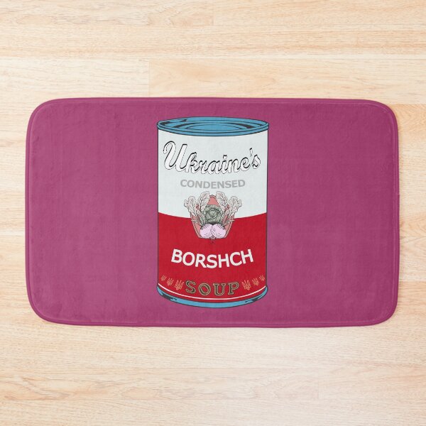 Item preview, Ukraine Warhol soups - Borscht Pop Art (pink background) designed and sold by Groenendijk.