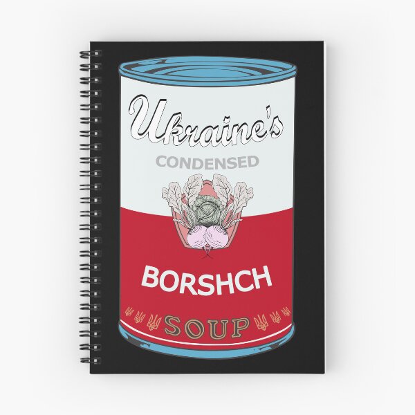 Item preview, Ukraine Warhol soups - Borscht Pop Art (on black) designed and sold by Groenendijk.