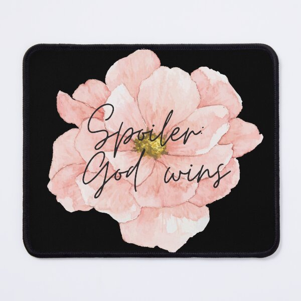 Item preview, Spoiler: God Wins - Watercolor Flower designed and sold by KarolinaPaz.