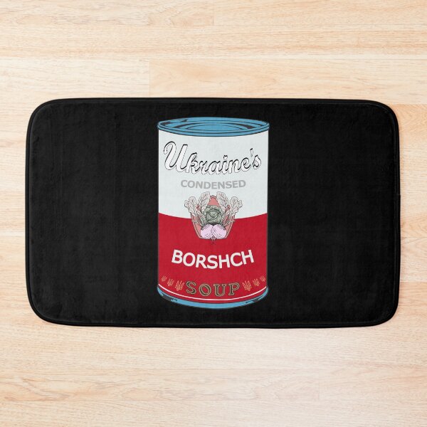 Item preview, Ukraine Warhol soups - Borscht Pop Art (on black) designed and sold by Groenendijk.