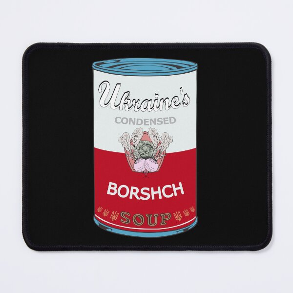 Item preview, Ukraine Warhol soups - Borscht Pop Art (on black) designed and sold by Groenendijk.