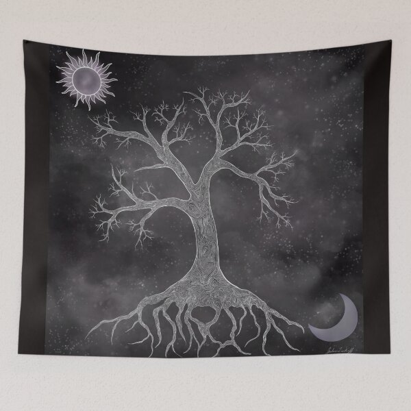 Item preview, Tree of the moon and sun designed and sold by Death-byart.
