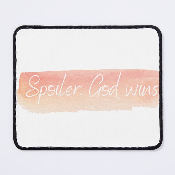 Item preview, Spoiler: God Wins - Pink Watercolor designed and sold by KarolinaPaz.
