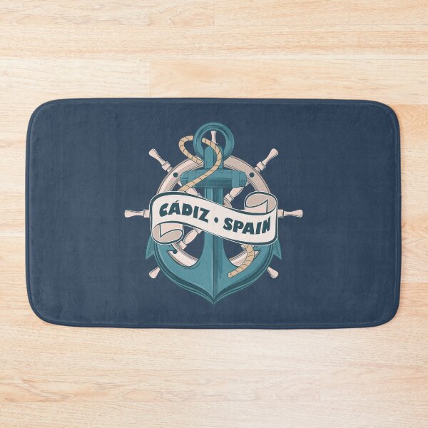 Item preview, Cadiz Spain Nautical Summer Anchor Design designed and sold by CynthiaGraphics.