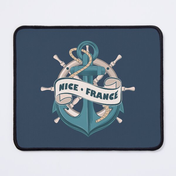 Item preview, Nice France Nautical Summer Anchor Design designed and sold by CynthiaGraphics.