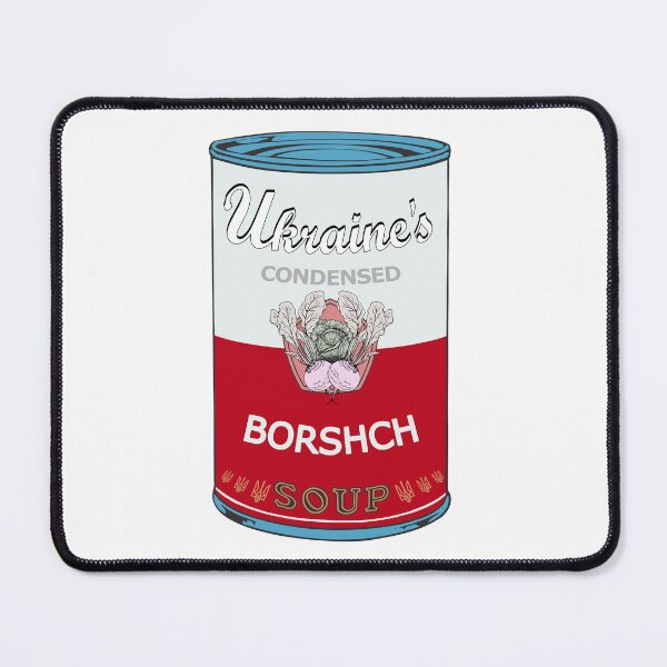 Item preview, Ukraine Warhol soups - Borscht Pop Art (on white) designed and sold by Groenendijk.