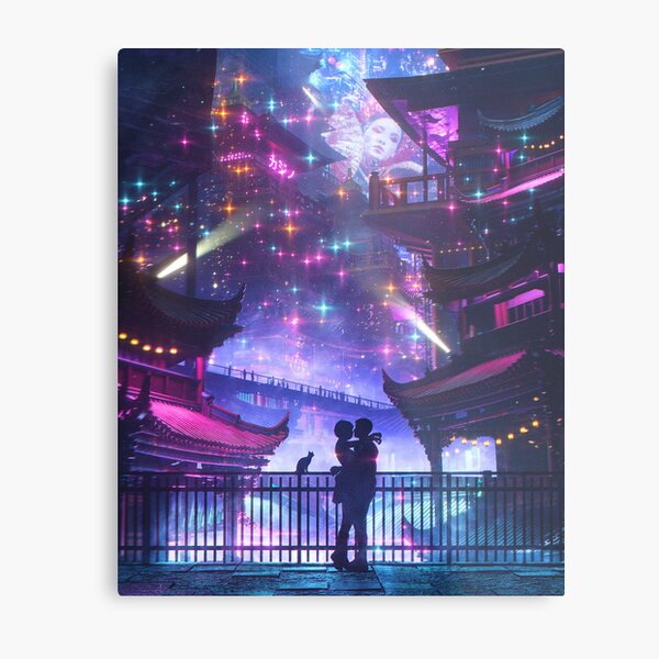 A Night of Celebration, by Dangiuz Metal Print