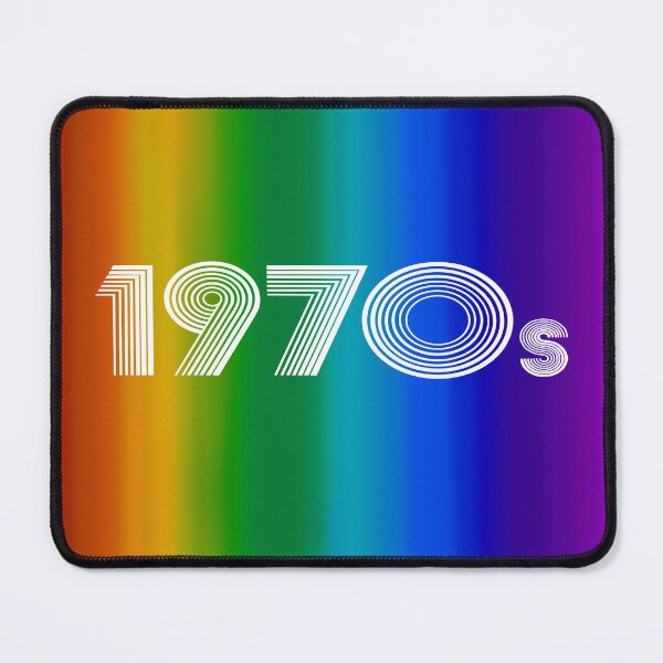 Item preview, Rainbow Pride 1970s Retro Disco Font designed and sold by Deborah Camp.