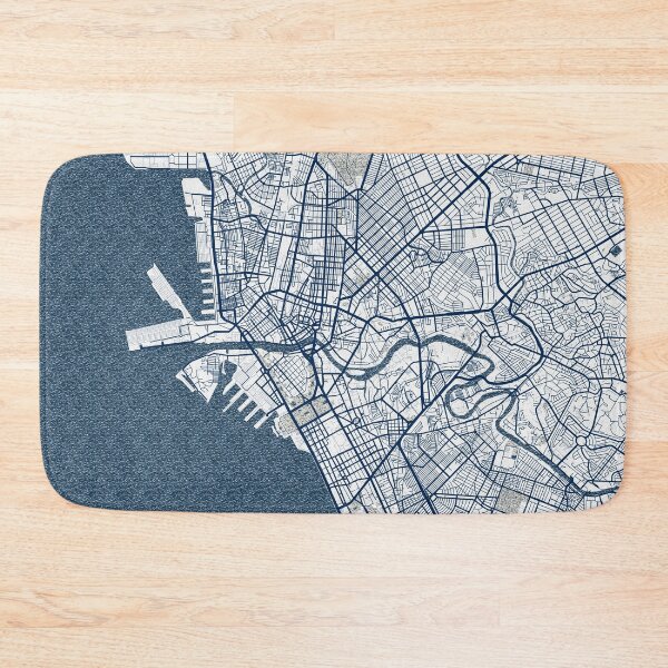Item preview, Manila City Map of Philippines - Coastal designed and sold by deMAP.