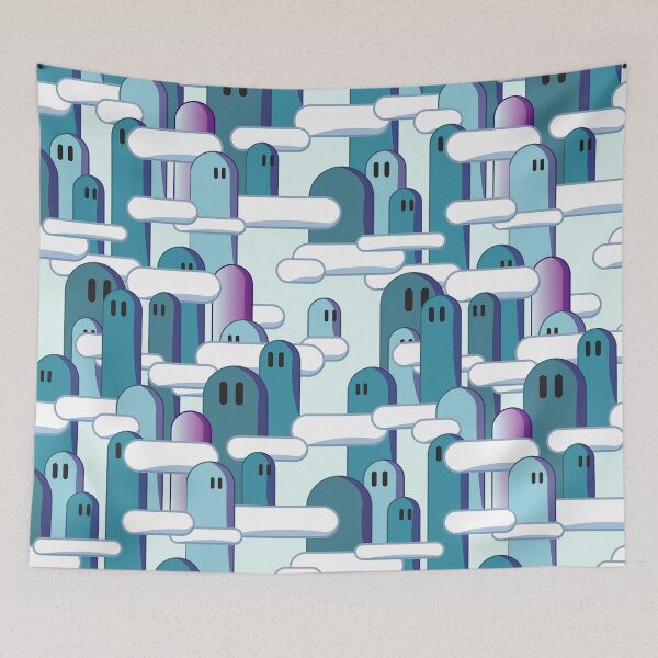 Item preview, Awesome Hills - Classic Video Game Landscape designed and sold by tymonardo.