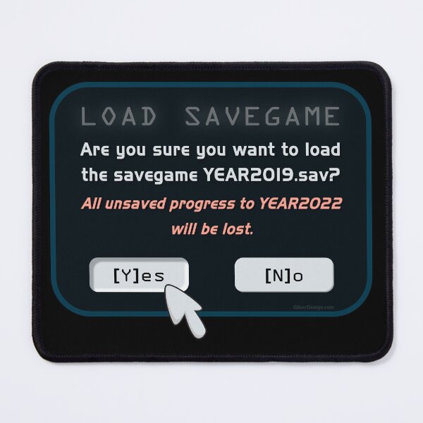 Item preview, Load savegame: Back to 2019 instead of 2022 designed and sold by GiborDesign.
