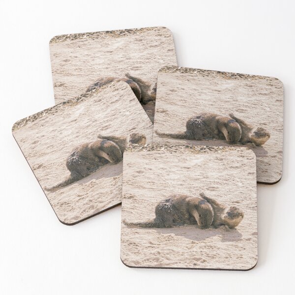 Item preview, Super Cute Otters Playing - Wildlife Photography designed and sold by MarionsArt.