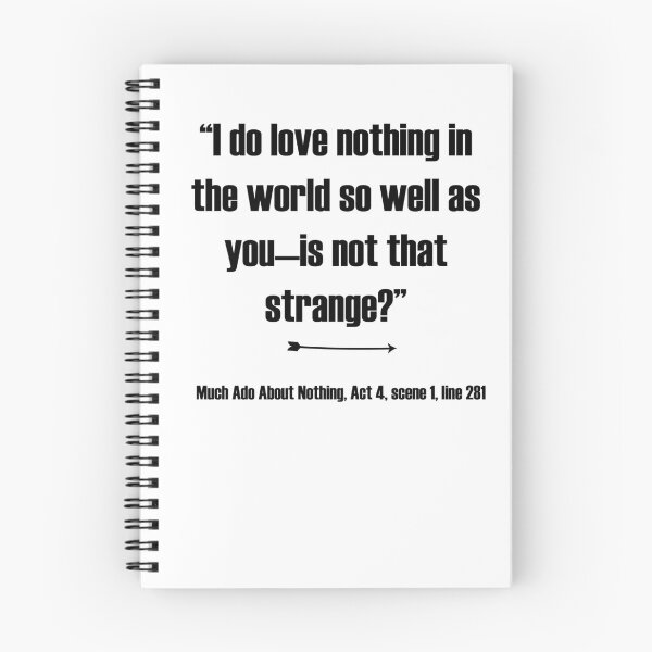 Item preview, I do love nothing in the world - Shakespeare quote designed and sold by vixfx.