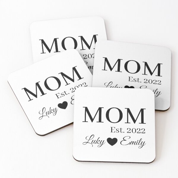 Item preview, Mom Est. 2022 Luky Emily - Mothers Day gifts designed and sold by ExcitedMood.