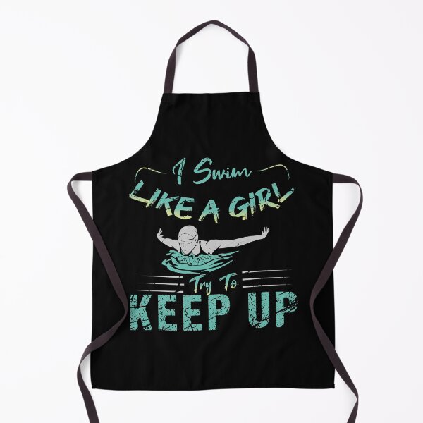 Item preview, I Swim Like A Girl Try To Keep Up - butterfly stroke swimming Gift designed and sold by TheBest94.