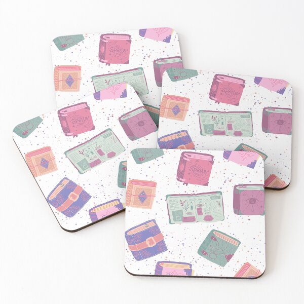 Item preview, Fun pastel spell books pattern designed and sold by Archetypealist.