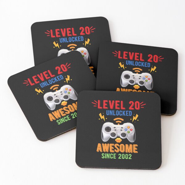 Item preview, Level 20 Unlocked Awesome Since 2002, Awesome Since 2002 designed and sold by WanderTravels.