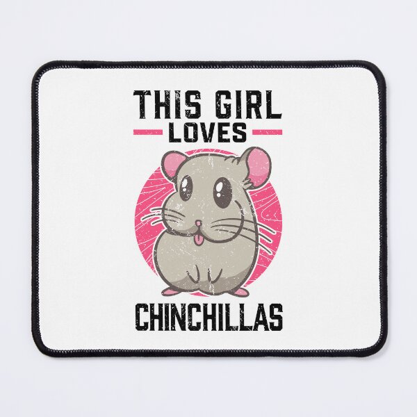 Item preview, Girl the chinchilla loves rodent dust bunny designed and sold by madgrfx.