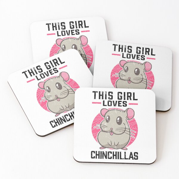 Item preview, Girl the chinchilla loves rodent dust bunny designed and sold by madgrfx.