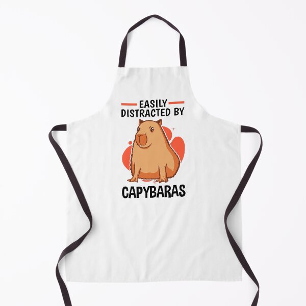 Item preview, Distracted by Capybara South America Capybara designed and sold by madgrfx.