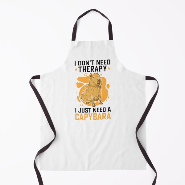 Item preview, Capybaras are my therapy capybara designed and sold by madgrfx.
