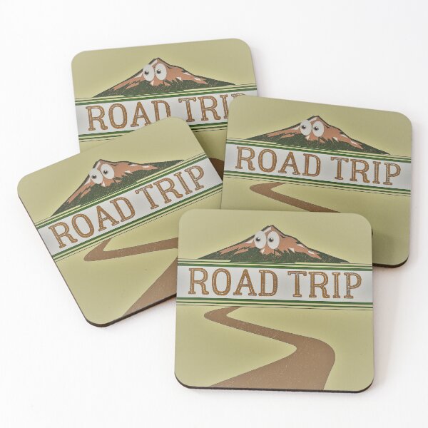 Item preview, Road Trip to the Mountains (cartoon Design) designed and sold by RealArt4u.