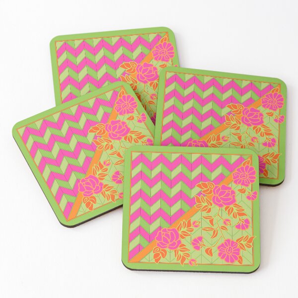 Item preview, Geometric and Floral pattern  designed and sold by SzaboMarta.