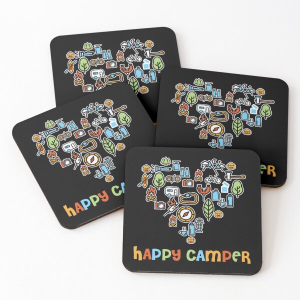 Item preview, Happy Camper | Camping | Hiking Funny designed and sold by KrisSidDesigns.