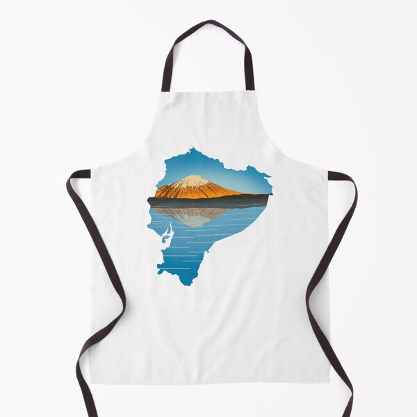 Item preview, Ecuador, map and landscape designed and sold by landscapeworlds.