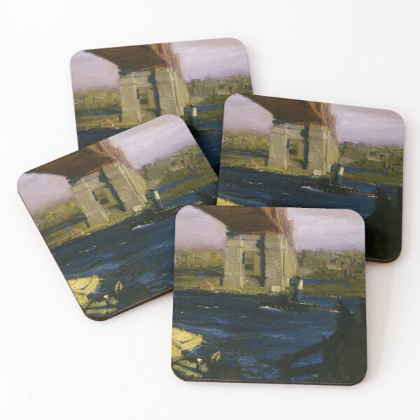Item preview, The Bridge, Blackwell’s Island by George Bellows (1909) designed and sold by allhistory.