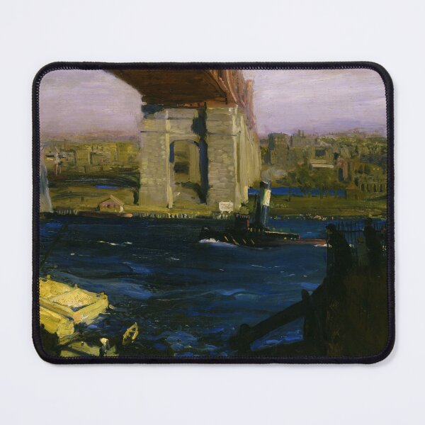 Item preview, The Bridge, Blackwell’s Island by George Bellows (1909) designed and sold by allhistory.