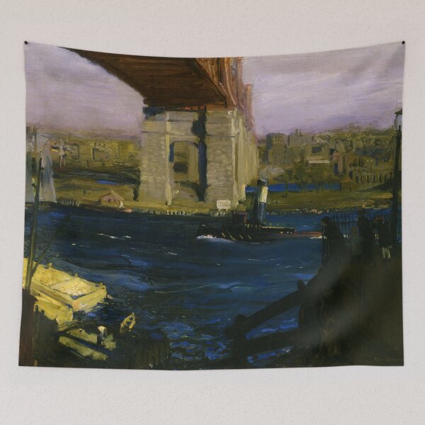 Item preview, The Bridge, Blackwell’s Island by George Bellows (1909) designed and sold by allhistory.