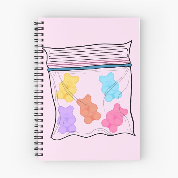 Item preview, Rainbow Gummy Bear Ziplock Plastic Bag designed and sold by hannahvira.