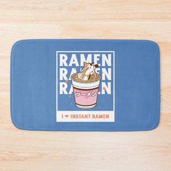Item preview,  Kawaii Cat Eating Ramen Japanese Noodles designed and sold by StudioTina.