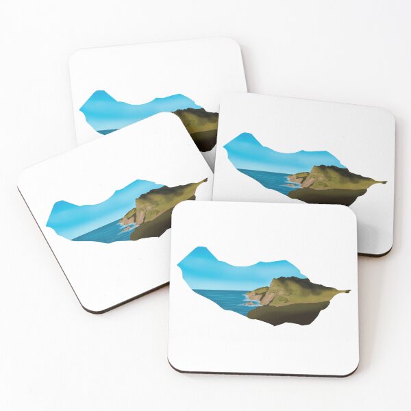 Item preview, Madeira map and landscape designed and sold by landscapeworlds.
